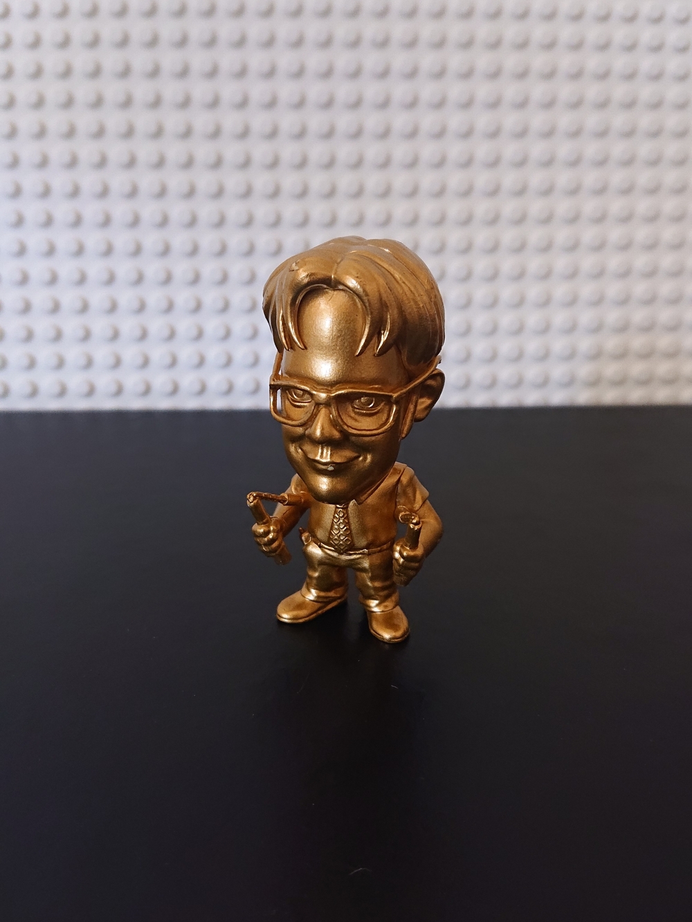 The Office Worlds Best Boss Phat Mojo - Dwight Schrute Series 1 Gold 2.5" Figure